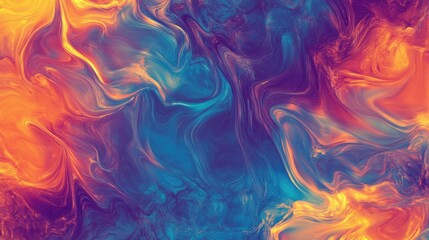 Poster - Vibrant design pattern suitable for backgrounds and creative projects