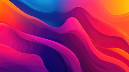 Poster - vibrant multicolored abstract background design
