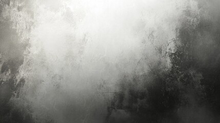 Aufkleber - Abstract gray and white gradient texture with a spotlight effect featuring a subtly grunge background ideal for studio backdrops and empty space