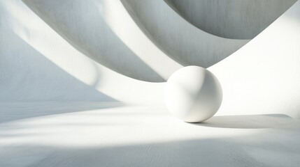Poster - 3D Rendering of a Geometric Shape Isolated on an Abstract Background