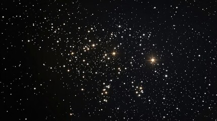 Leinwandbilder - Illustration featuring a 3D cartoon rendering of the Crater constellation against a starry black sky backdrop depicting an astronomical cluster of stars in the Southern Celestial Hemisphere