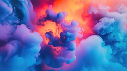 Poster - Vibrant color burst backgrounds enhance graphic design web design digital art and multimedia projects by adding visual interest depth and excitement