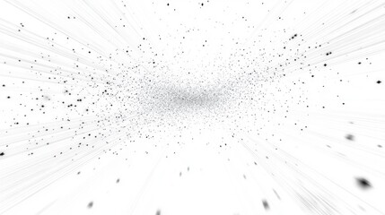Leinwandbilder - White abstract background featuring a 3D cartoon rendering of a high tech network cyberspace grid and a starry outer space texture 3D illustration