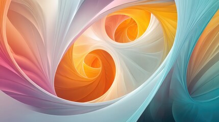 Poster - Abstract modern background featuring intricate fractal shapes