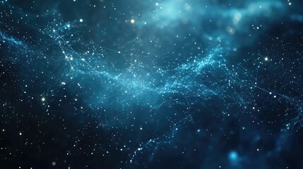 Poster - abstract cosmic background featuring space and stars suitable for projects related to mathematics sc