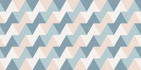 Fototapete - Abstract triangle pattern background, seamless triangle pattern, triangle pattern with vintage color. 