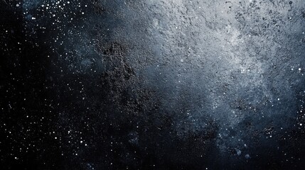 Poster - Gradient textured background with white illuminated spots on a dark surface featuring a noise effect