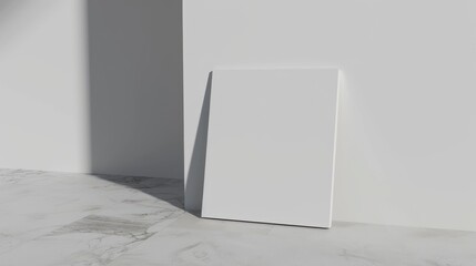 Poster - Blank Canvas in Minimalist Setting