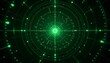 © Marina - Green radar interface in futuristic sci-fi style