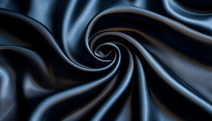 Canvas Print - Smooth satin silk wave pattern, luxury elegance decoration generated by AI