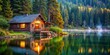 © Jotch - Relaxing weekend getaway in a cozy cabin by the lake, weekend, relaxation, getaway, cabin, lake, nature, peaceful, tranquil