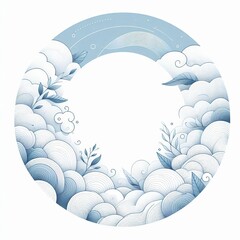 Poster - Background White with a light blue border around the form