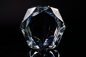 Poster - mirror faceted crystal chamber