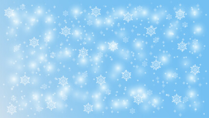 Wall Mural - snowflake background winter season vector