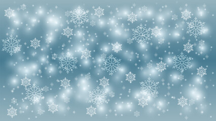 Wall Mural - snowflake background winter season vector