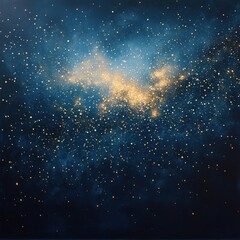 Wall Mural - sparkling stars in a night sky