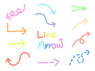  컬러 화살표 아이콘 (color arrow pointer icon)