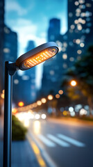 Canvas Print - Transform your city with iot-enabled streetlights featuring energy sensors