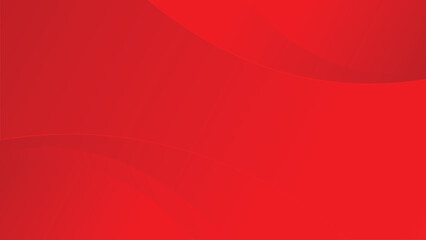 Poster - Abstract Red Gradient Background Futuristic Wave Elegant Style