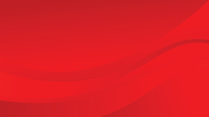 Poster - Abstract Red Gradient Background Futuristic Wave Elegant Style