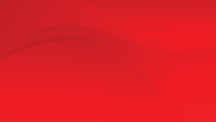 Poster - Abstract Red Gradient Background Futuristic Wave Elegant Style
