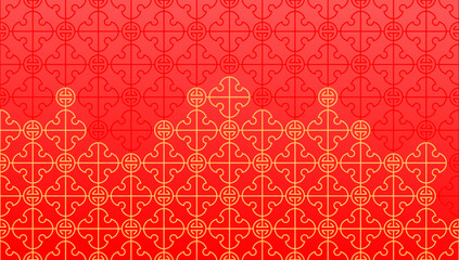 Wall Mural - Chinese New Year Decoration Background vector eps 10