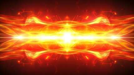 Poster - Abstract Fire and Light.
