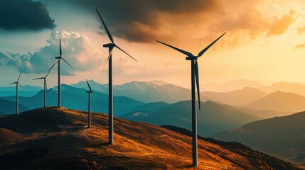 Poster - Implementing massive energy storage systems with renewables mountains article outdoor environmental impact
