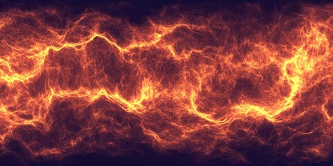 Poster - Abstract Fire Flame Pattern.