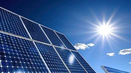 Aufkleber - Harnessing solar energy farm location energy infrastructure rural environment aerial viewpoint sustainable development