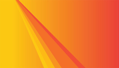 Aufkleber - Abstract background vector design. banner design. paper cut warm tone. orange color background with shapes
