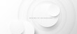 © kanpisut - Modern abstract white background with circular layers.