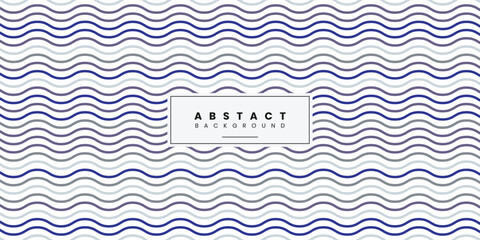 Poster - abstract colorful wave lines background design vector