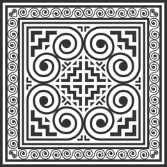 Spiral pattern, Hmong ethnic pattern Spiral pattern is the original pattern of Hmong clothing. It is used in designing clothes, shoes, bags, etc.