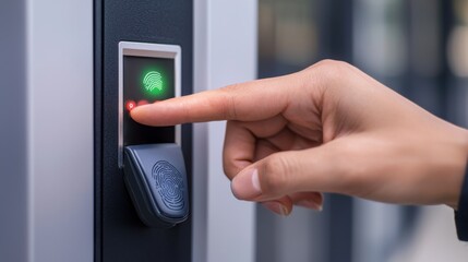 Poster - Fingerprint Scanner in Modern Access Control System