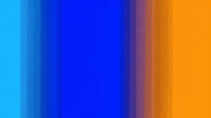 Poster - Dynamic Blue and Orange Vertical Stripes Create a Captivating Backdrop Generative AI