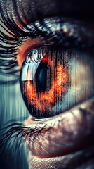 Leinwandbilder - Explore the intriguing connection between technology and human perception