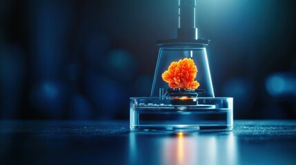 Poster - Explore the beauty of vibrant coral in a scientific experiment