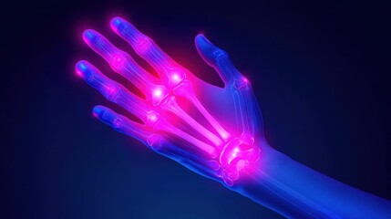 Aufkleber - Explore the mysteries of human anatomy with 3d hand visualization