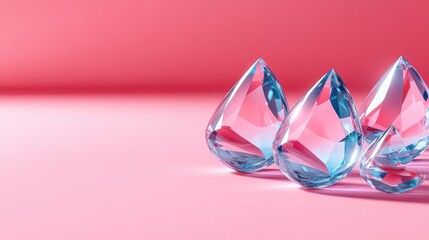 Aufkleber - Sparkling crystal drops enhance elegant decor