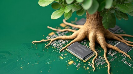 Poster - Explore how nature and technology intertwine in modern design