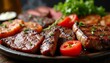 © SwathiFX - Grilled to perfection  A feast of succulent meats and vibrant vegetables