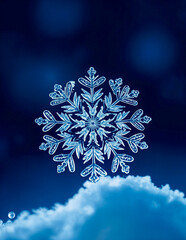 Canvas Print - snowflake