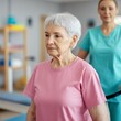 © Photography09 - Elderly patient undergoing physical therapy exercises, guided by a professional, rehabilitation, patient support