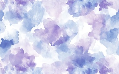 Poster - Delicate Blend of Light Blue and Lavender Watercolor Background for Elegant Design Projects, Perfect for Invitations, Wallpapers, and Digital Creations
