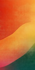 Canvas Print - This stunning gradient background blends orange, green, and warm colors, making it perfect for textured wallpaper or creative design projects with vibrant hues that enhance visual appeal