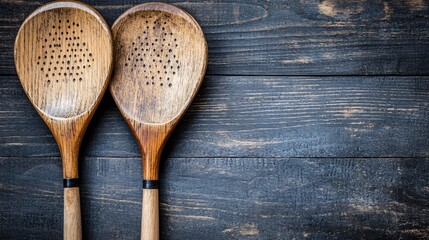 Fototapete - Image of auction paddles in front of a business logo showing assets being sold off during bankruptcy Bankruptcy concept with side empty space for text Stockphoto style