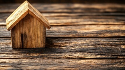 Fototapete - izing property loss Bankruptcy concept with side empty space for text Stockphoto style