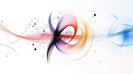 Poster - magnetic field, with arrows and waveforms illustrating its dynamic nature. The design is rendered on a pristine white background