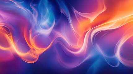 Poster - a vibrant abstract background featuring a modern hipster design with swirling fractal flames in shad